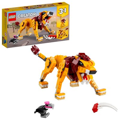 LEGO Creator 3w1 Dziki lew 31112