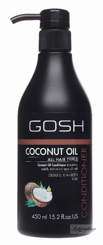 GOSH - Coconut Oli Conditioner - Odżywka do włosów z olejkiem kokosowym - 450 ml