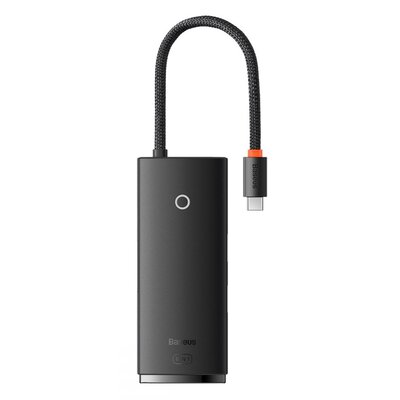 Baseus LITE SERIES BS-OH019 HUB ADAPTER TYPE-C 6-PORT BLACK
