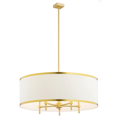 UMAGE Lampa wisząca Aluvia medium 2127 UMAGE perłowo biała lampa w stylu design 2127
