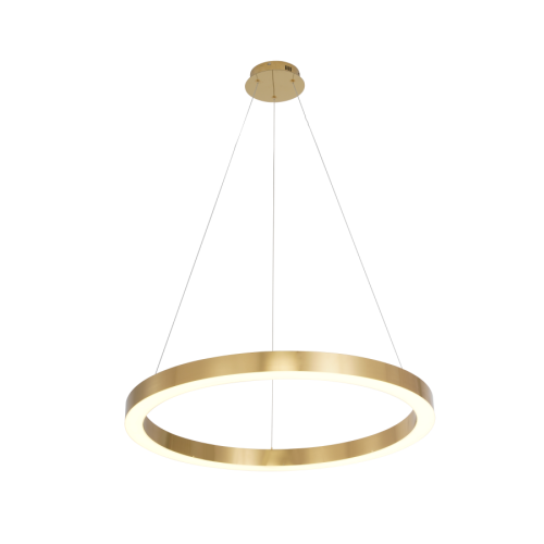 Light Prestige Lampa wisząca pierścień MIDWAY duży śr.80 cm 30W złoty LP-033/1P L GD Shiny
