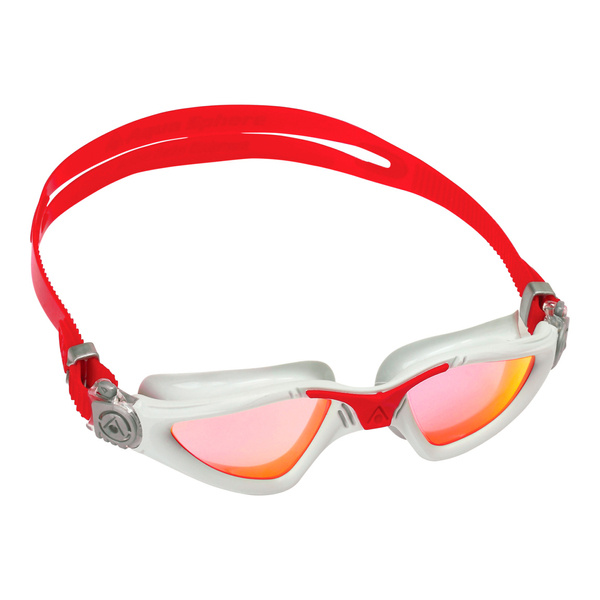 AQUA SPHERE Okularki pływackie KAYENNE czerwone lustrzane