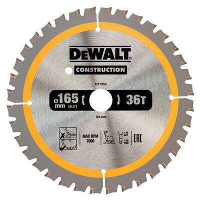 DeWalt DT1950 Tarcza Pilarska Do Drewna 36 zębów
