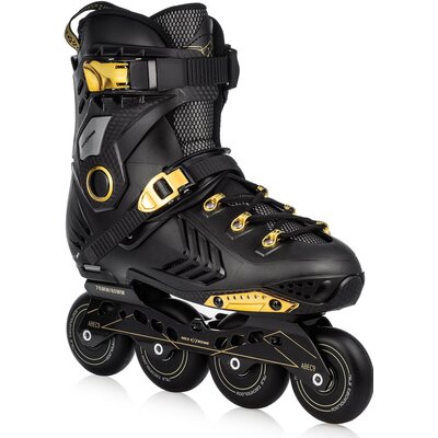 Nils EXTREME CZARNO-ZŁOTY ROZM. 35 SLALOMOWE ŁYŻWOROLKI EXTREME NA20002 16-18-017
