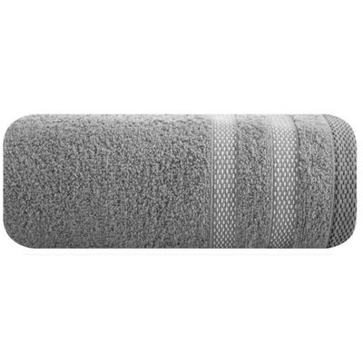 Euro Firany Ręcznik Kąpielowy Riki (04) 70 x 140 Stalowy 1223641