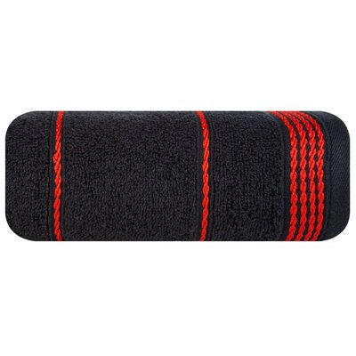 Euro Firany Ręcznik Euro Kol. Mira 18 - 500 GSM Czarny1 50x90 1216527
