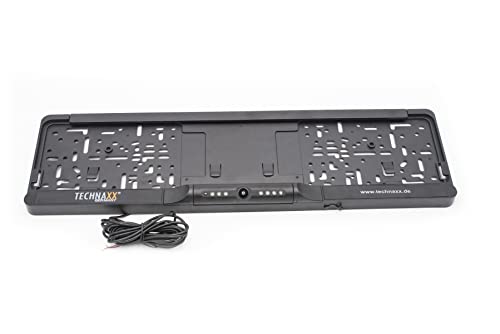 Technaxx Bezprzewodowy system kamery cofania w uchwycie tablicy rejestracyjnej z IR LED do noktowizji TX-170