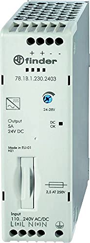 BCS finder Zasilacz impulsowy przemysłowy 110W 24V 120-240 V AC 78.1B.1.230.2403 78.1B.1.230.2403