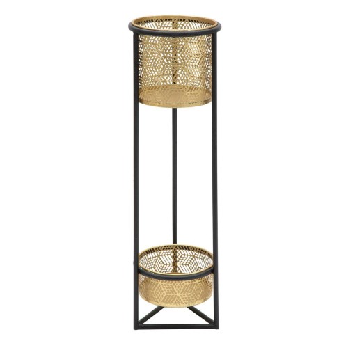 Mauro Ferretti Metalowy Kwietnik Czarno-Złoty 1422950000
