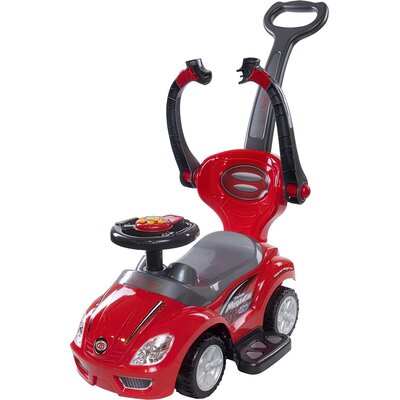 Sun Baby baby Jeździdło Jeździk z grającą kierownicą - czerwony EC-C382P/CZ