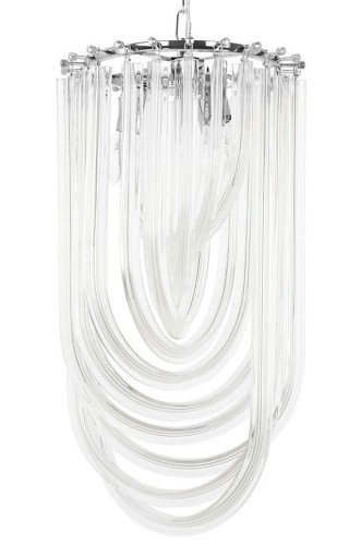 Zdjęcia - Żyrandol / lampa King Home Murano L lampa wisząca 3-punktowa chrom JD9607-L.CHROM 