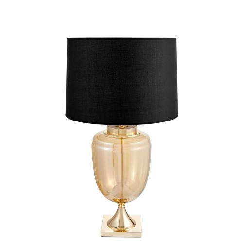 Lumina Deco Deco LAMPA NOCNA CZARNO-ZŁOTA OLIMPIA DECO LDT 304 (GD+BK)