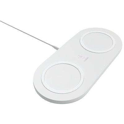 Belkin Ładowarka indukcyjna pad 2x10W Biała WIZ002vfWH