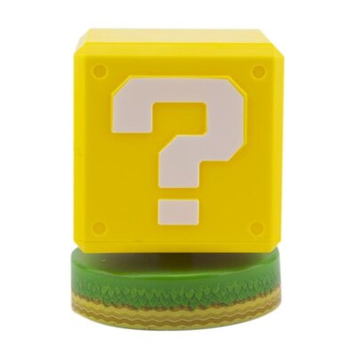 Gadżet Mini Lampka Super Mario Question Block 3D Light Znak zapytania