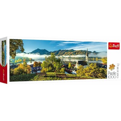 Trefl Puzzle 1000 Panorama - Nad jeziorem Schliersee TRE