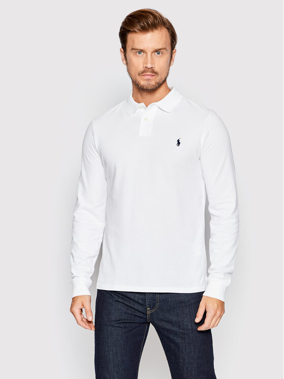 Ralph Lauren Polo Polo 710681126001 Biały Slim Fit