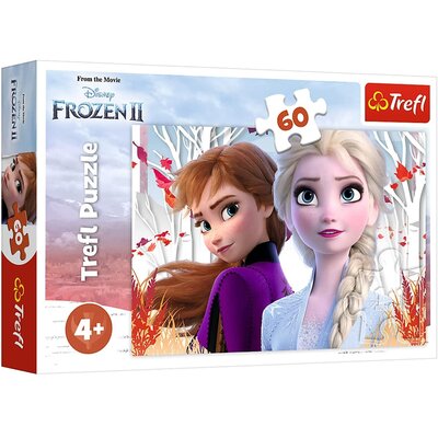 Trefl Puzzle 60el Kraina lodu 2 Zaczarowany Świat Anny i Elzy