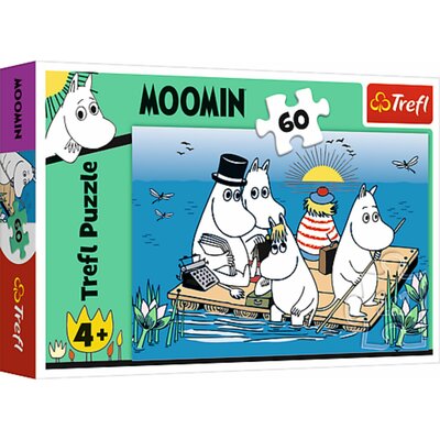 Puzzle Muminki nad jeziorem 60 elementów