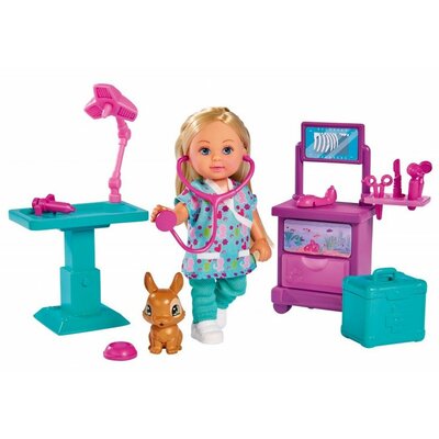 Simba Toys Lalka Doktor Evi Gabinet weterynarza