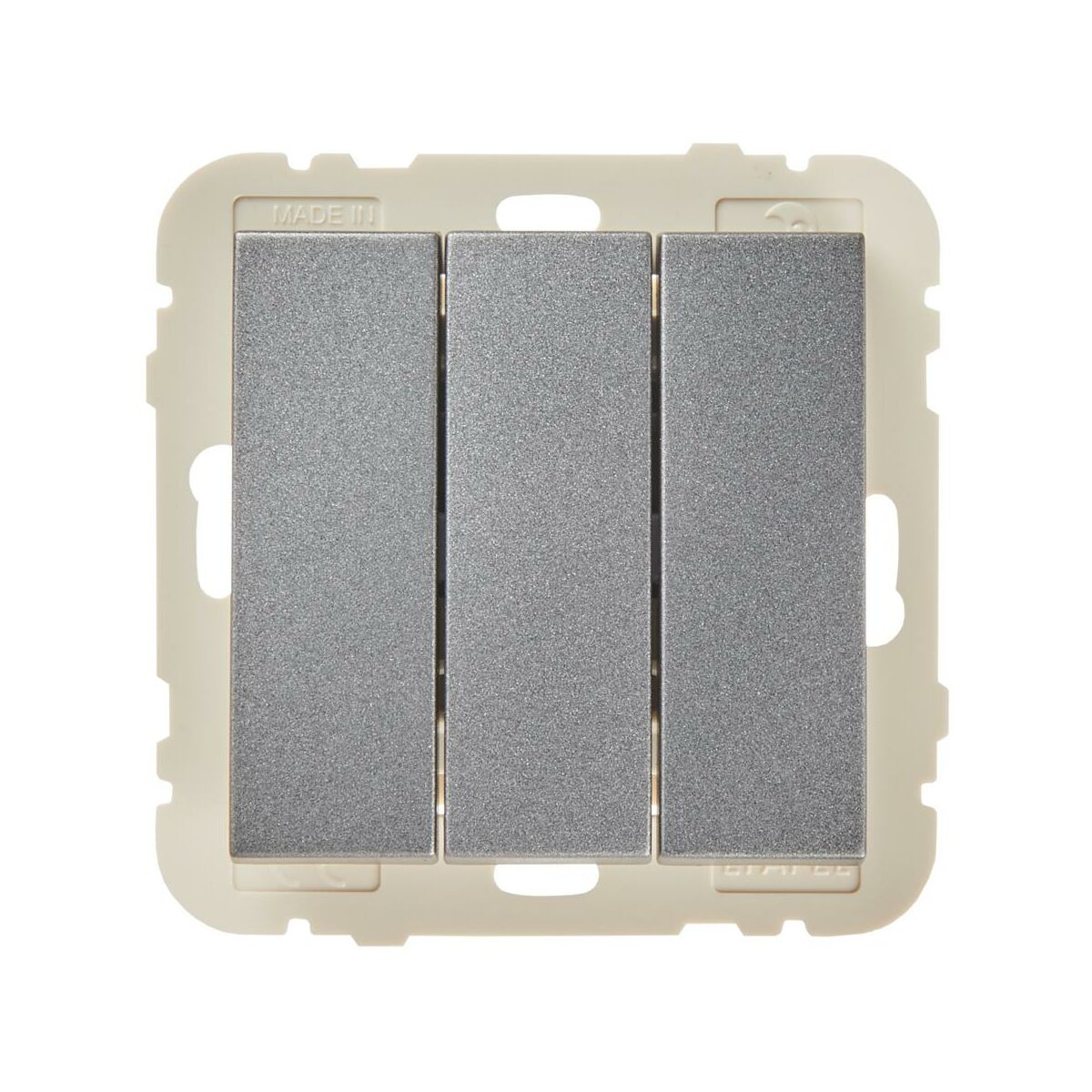 Efapel Włącznik potrójny Logus grafitowy