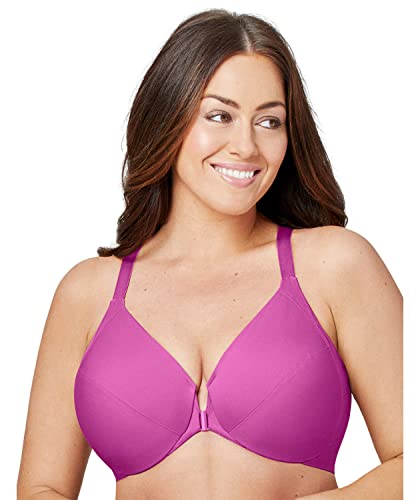 Glamorise Damski biustonosz z fiszbinami Wonderwire #1247 z pełnym zakryciem (1 szt.) 1247RDF34G