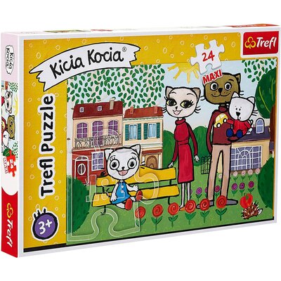 Puzzle 24 Zabawy Kici Koci Maxi