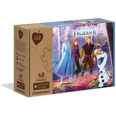 Clementoni Puzzle 3x48 Play For Future Frozen 2