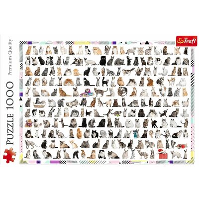 Trefl Puzzle 1000 elementów 208 kotów