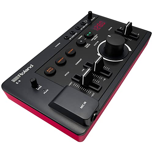 Roland AIRA Compact E-4 VOICE TWEAKER| Narzędzie do Występów Wokalnych z potężnymi Efektami Voice Transformer | Wokoder | Looper | Harmonia | Auto Pitch | MIDI | Dla artystów śpiewających i wokalistów