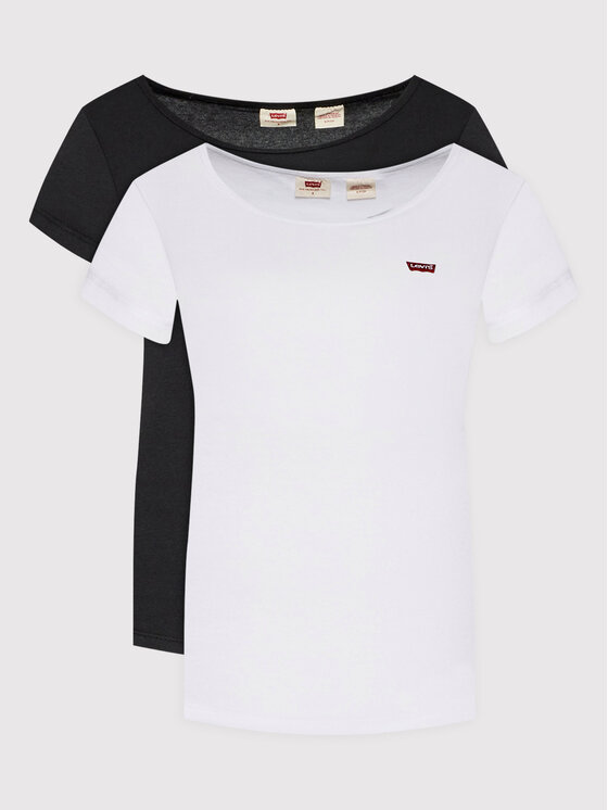 Levi's Komplet 2 t-shirtów Perfect 74856-0000 Kolorowy Slim Fit