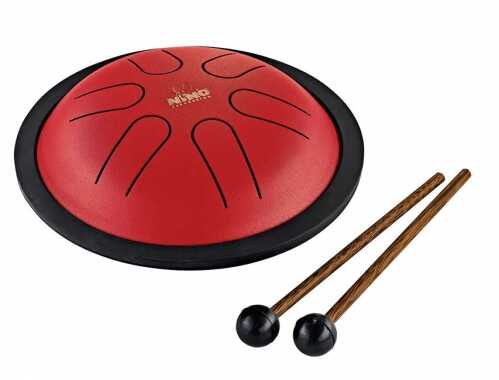 Nino 980R Mini Melody Steel Tongue Drum red- instrument perkusyjny