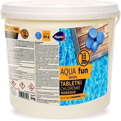 Stapar Chlor tabletki 20 g BLUE NIEBIESKA WODA - 3 kg Stapar S682037