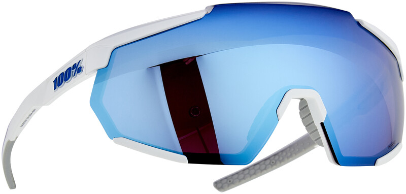 100% 100% Racetrap 3.0 Sunglasses, biały  2022 Okulary HU-GLA-2147-1001