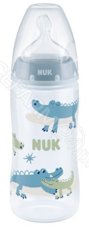 NUK butelka First Choice+ ze wskaźnikiem temperatury M 300 ml (niebieska)