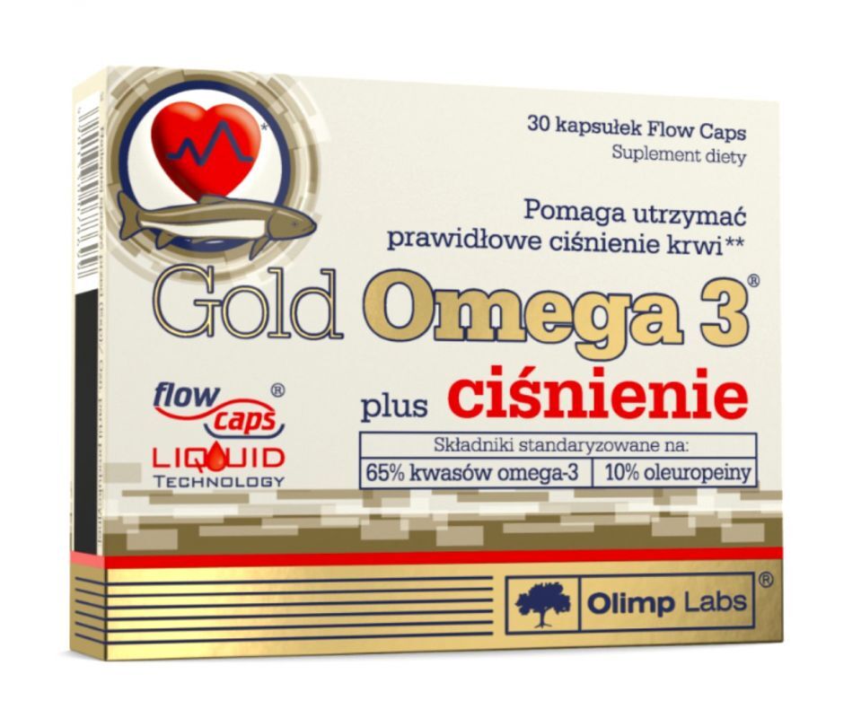 Olimp Laboratories Gold Omega 3 plus ciśnienie 30 kapsułek 3741341