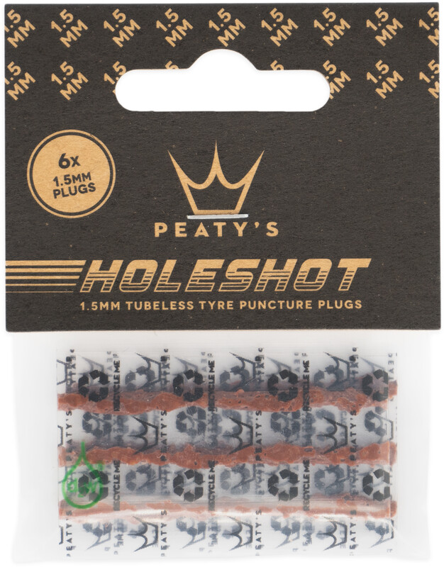 Peaty's Peaty's Holeshot Puncture Plugger Refill Kit 6x1,5mm for Tubeless Tyres  2022 Zestawy naprawcze PE-PPR-TPP-RP1