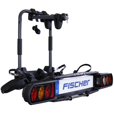 Fischer 126001 sprzęgła-bagażnik rowerowy PROLINE EVO do 2 rowerów lub roweru E-Bike 126001