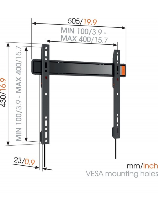 Vogels W50070 Płaski uchwyt do telewizora