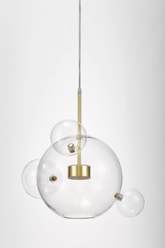 Lumina Deco Deco NOWOCZESNA LAMPA WISZĄCA ZŁOTA NERONI W4 LDP 6016-4 (GD)