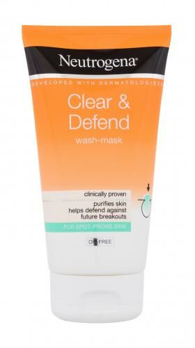Neutrogena Clear & Defend Wash-Mask maseczka do twarzy 150 ml dla kobiet
