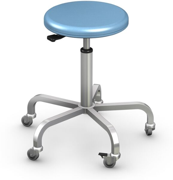 Ztm Tech-med TBG02/RD taboret lekarski ze stali kwasoodpornej na kółkach regulowany TB-03 (TB-03-000-RD-T_)
