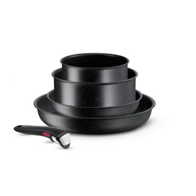 Zestaw patelni i garnków L3998953  Ingenio Black Stone + uchwyt