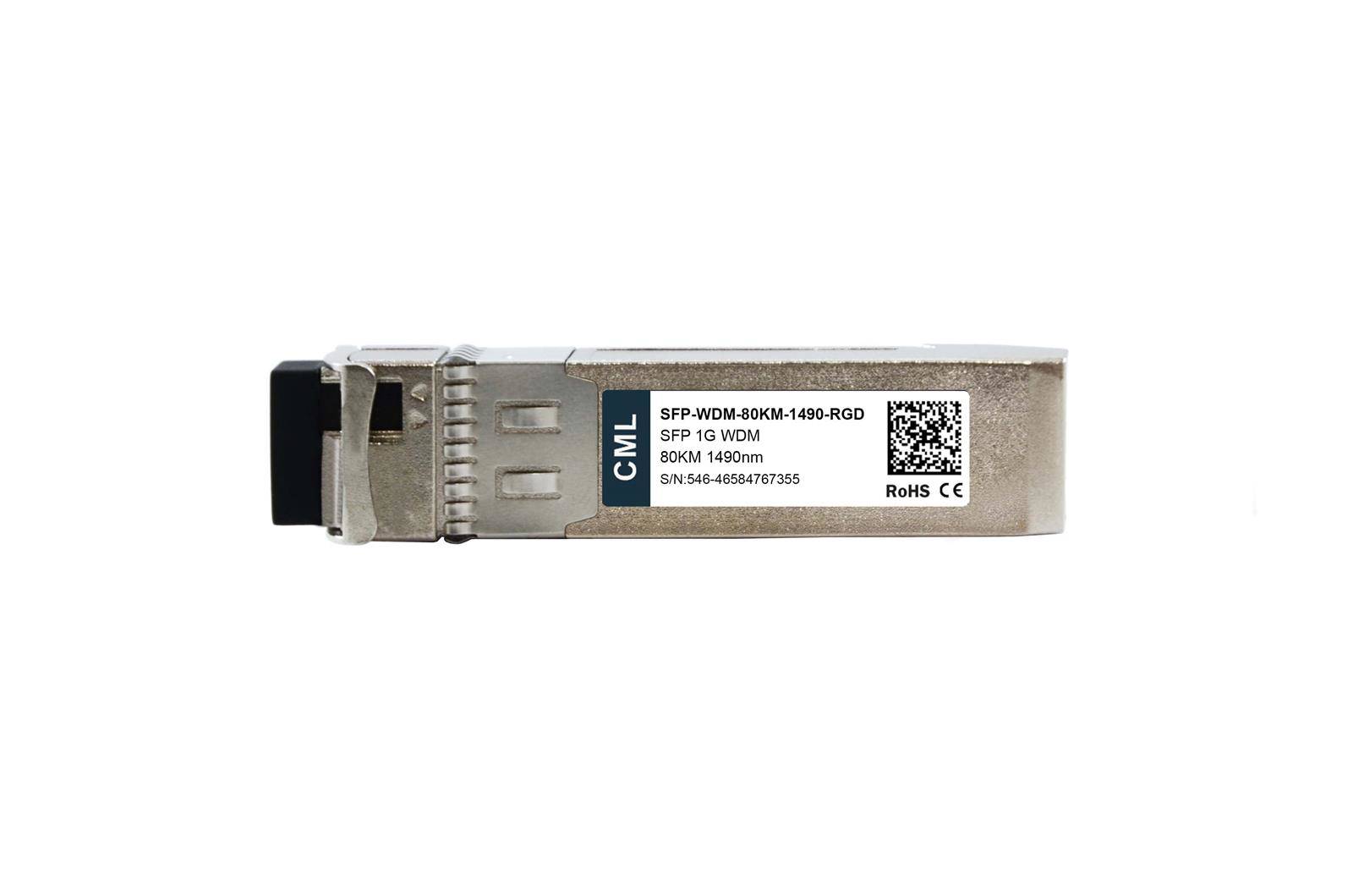 CML SFP-WDM-80KM-1490-RGD SFP-W-1G-80-1490-R
