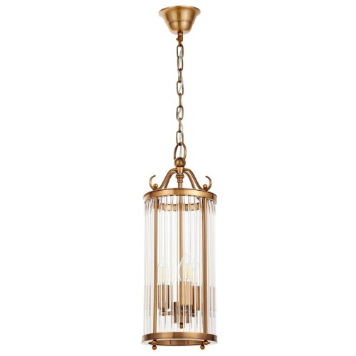 Lumina Deco Deco LAMPA WISZĄCA LOFT MOSIĘŻNA BOSTON W3 LDP 1235-3 (MD)