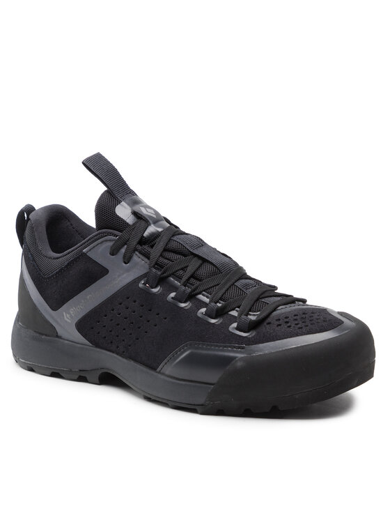 Diamond Black Black Mission XP Leather Approach Shoes Men, czarny/szary US 8 | EU 41 2021 Buty podejściowe BD58002493260801