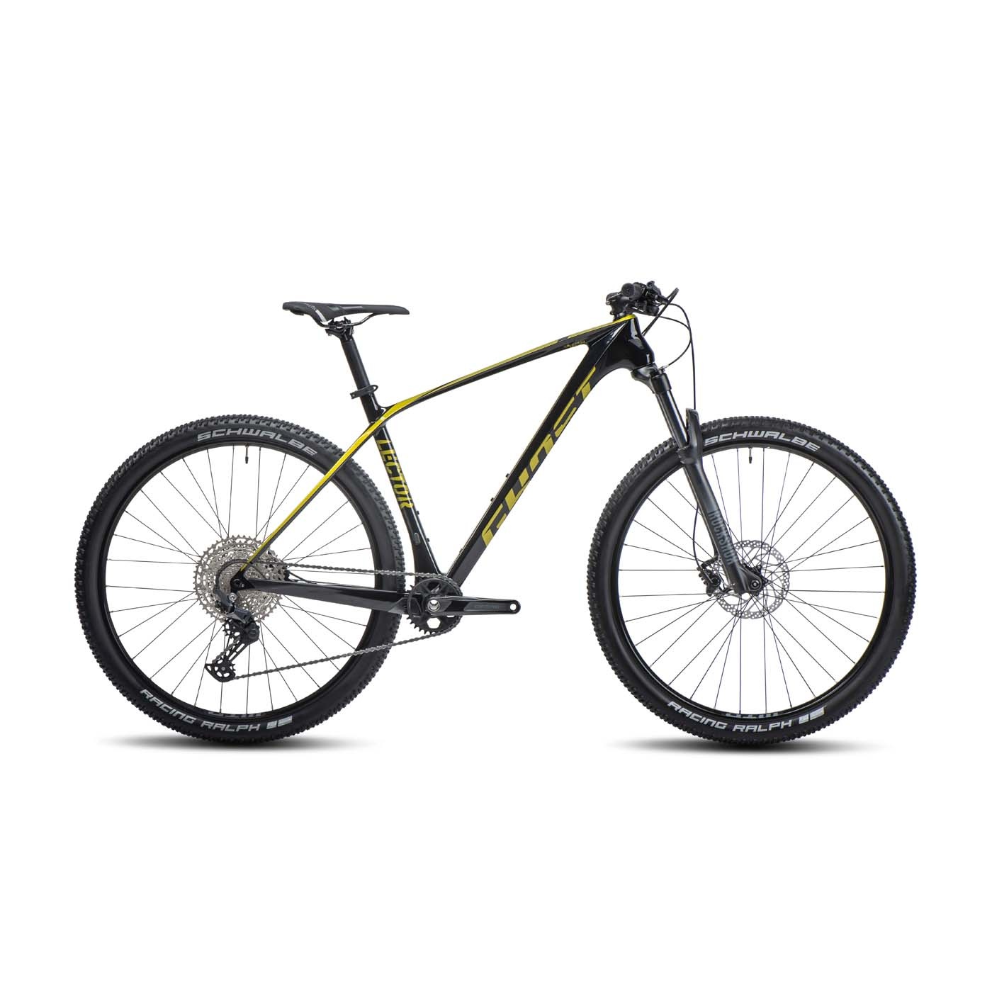 Ghost Lector LC, czarny/żółty 46cm 2022 Rowery górskie