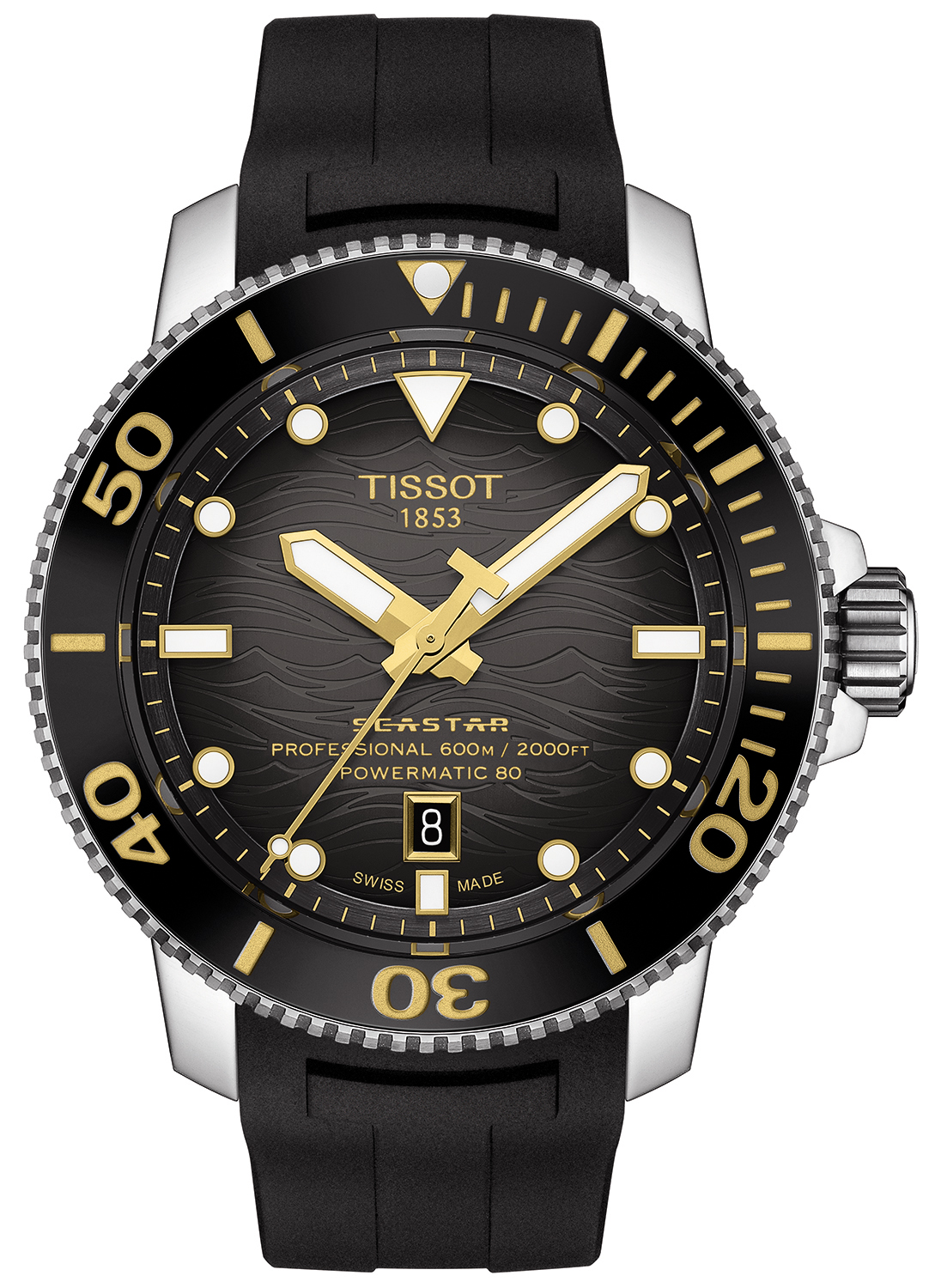 Zegarek Tissot T120.607.17.441.01 SEASTAR 2000 PROFESSIONAL POWERMATIC 80