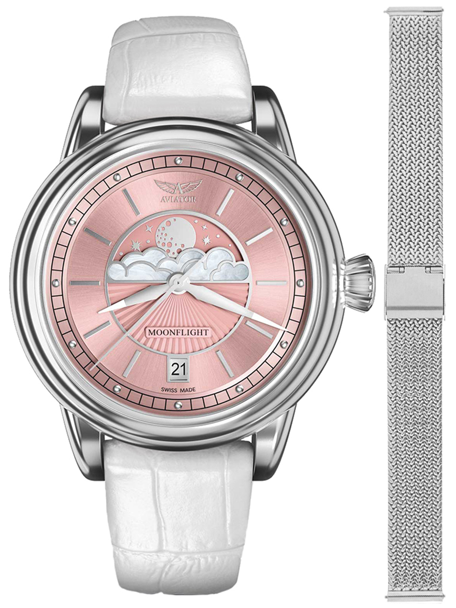 Zegarek Aviator V.1.33.0.257.4.WM-SET DOUGLAS MOONFLIGHT