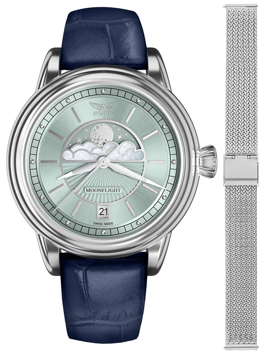 Zegarek Aviator V.1.33.0.261.4.BLM-SET DOUGLAS MOONFLIGHT