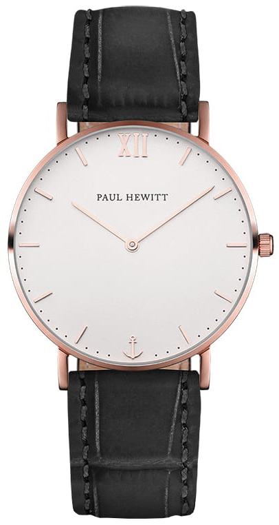 Zegarek Paul Hewitt PH-SA-R-ST-W-15M Sailor Line Rose Gold White Black